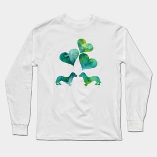 Dachshund Art Long Sleeve T-Shirt